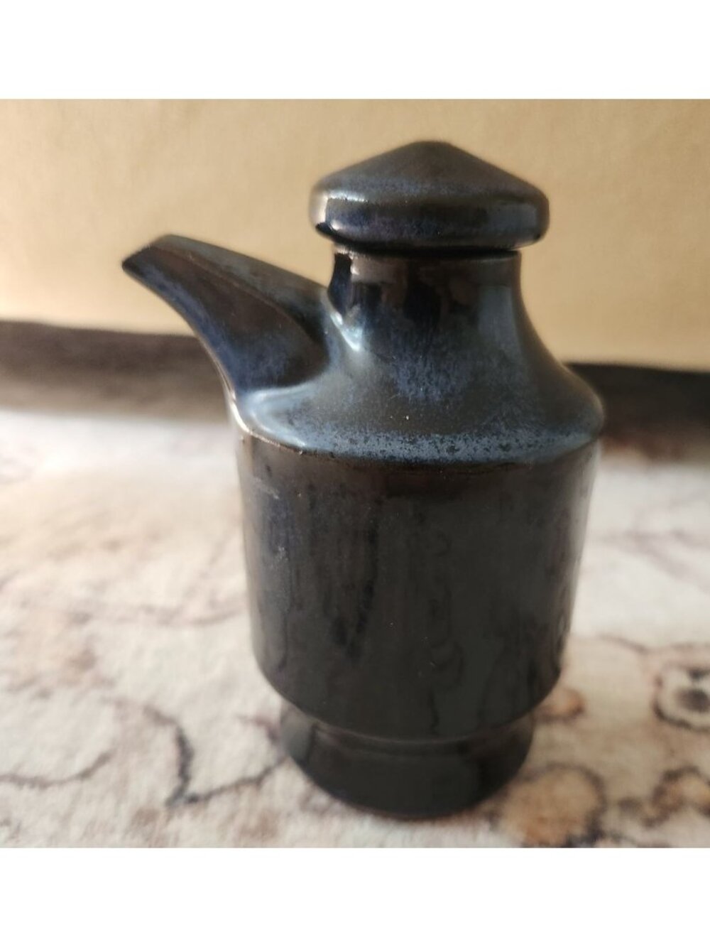 Steinwelder Blue Glaze Soy Suace/Oil/Coffee Pot 5 inches
